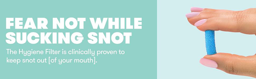 hygiene filters proven to keep snot out