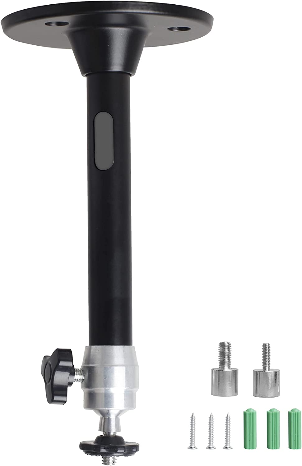 YiePhiot Mini Ceiling Wall Projector Mount Stand Compatible with QKK, DR.J, DBPOWER, Anker, VANKYO, AAXA, Jinhoo, PVO, TMY, AuKing and Most Other Mini Projector (175mm, Black)