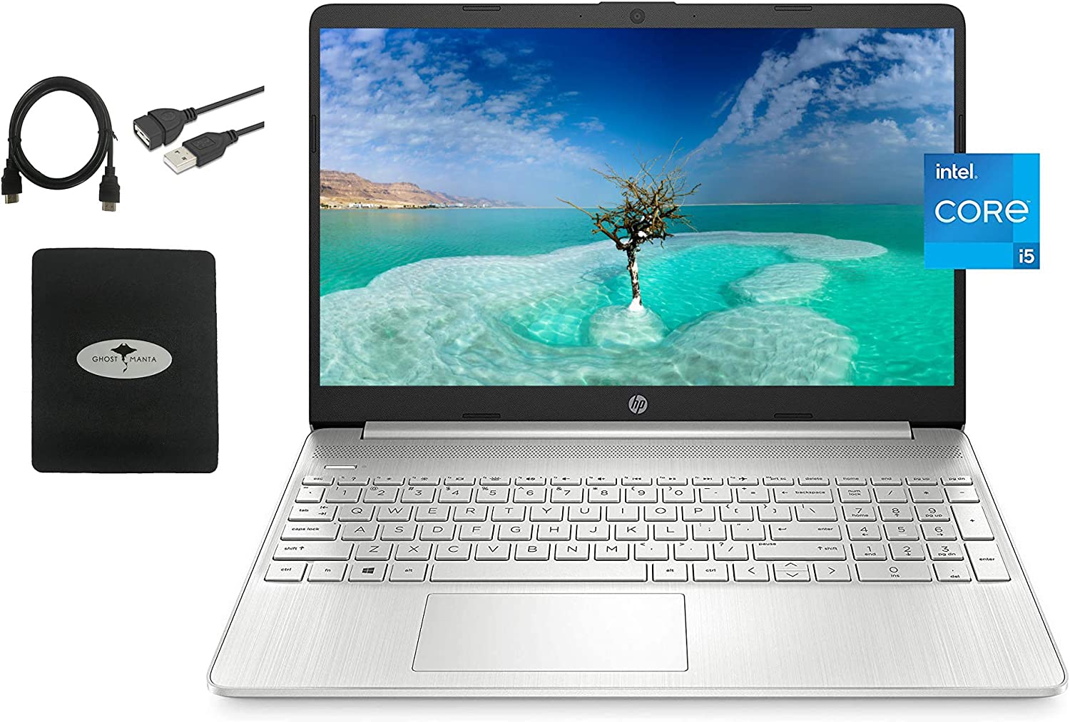 HP Newest 15.6 FHD IPS Flagship Laptop, 11th Gen Intel 4-Core i5-1135G7(Up to 4.2GHz, Beat i7-1060G7), 16GB RAM, 256GB PCIe SSD, Iris Xe Graphics, Bluetooth, WiFi, Win11,w/GM Accessories