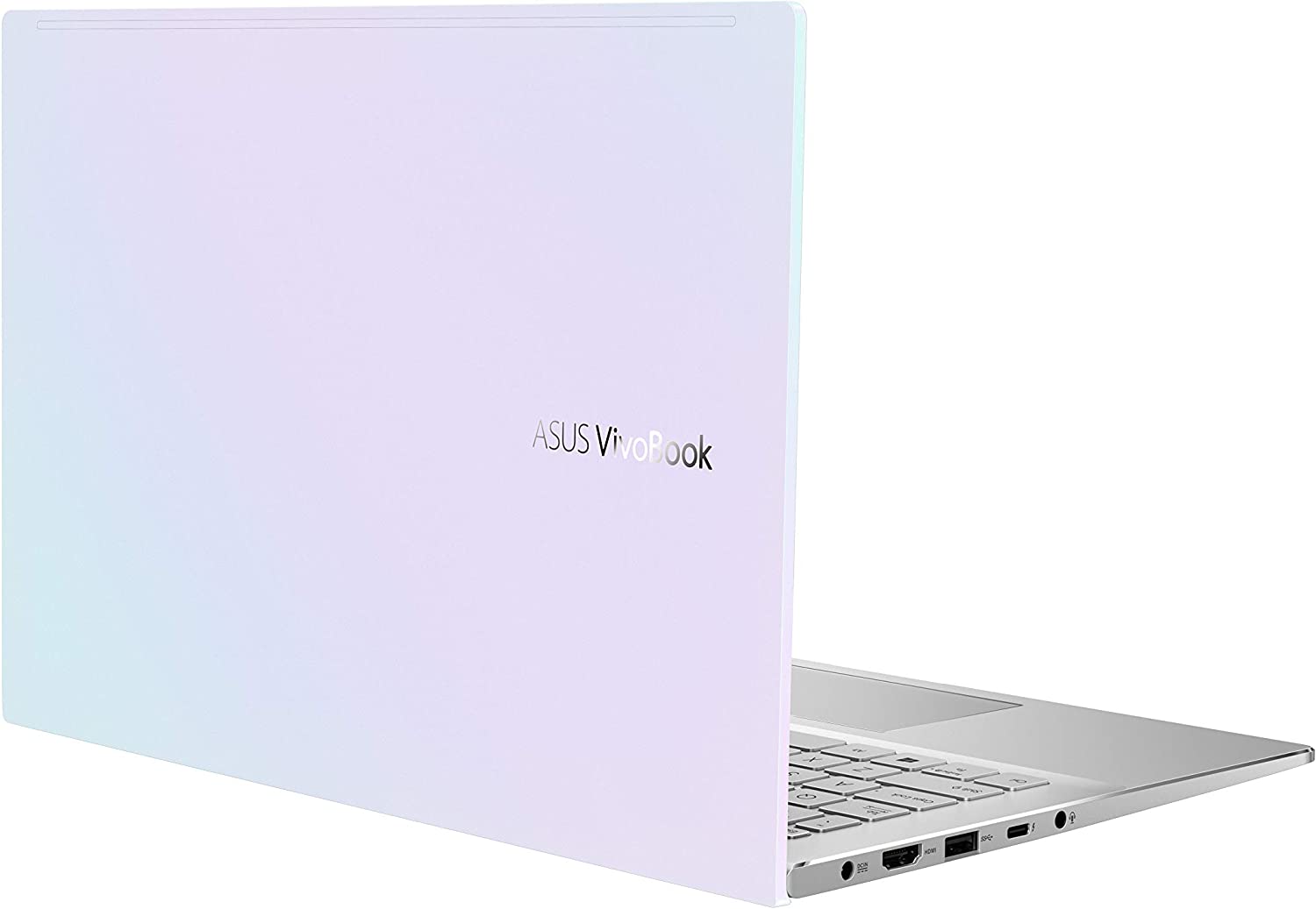 ASUS VivoBook S14 S433 Thin and Light Laptop, 14” FHD Display, Intel Core i5-1135G7 CPU, 8GB DDR4 RAM, 512GB SSD, Thunderbolt 3, Wi-Fi 6, Windows 10, AI Noise-Cancellation, Dreamy White, S433EA-DH51