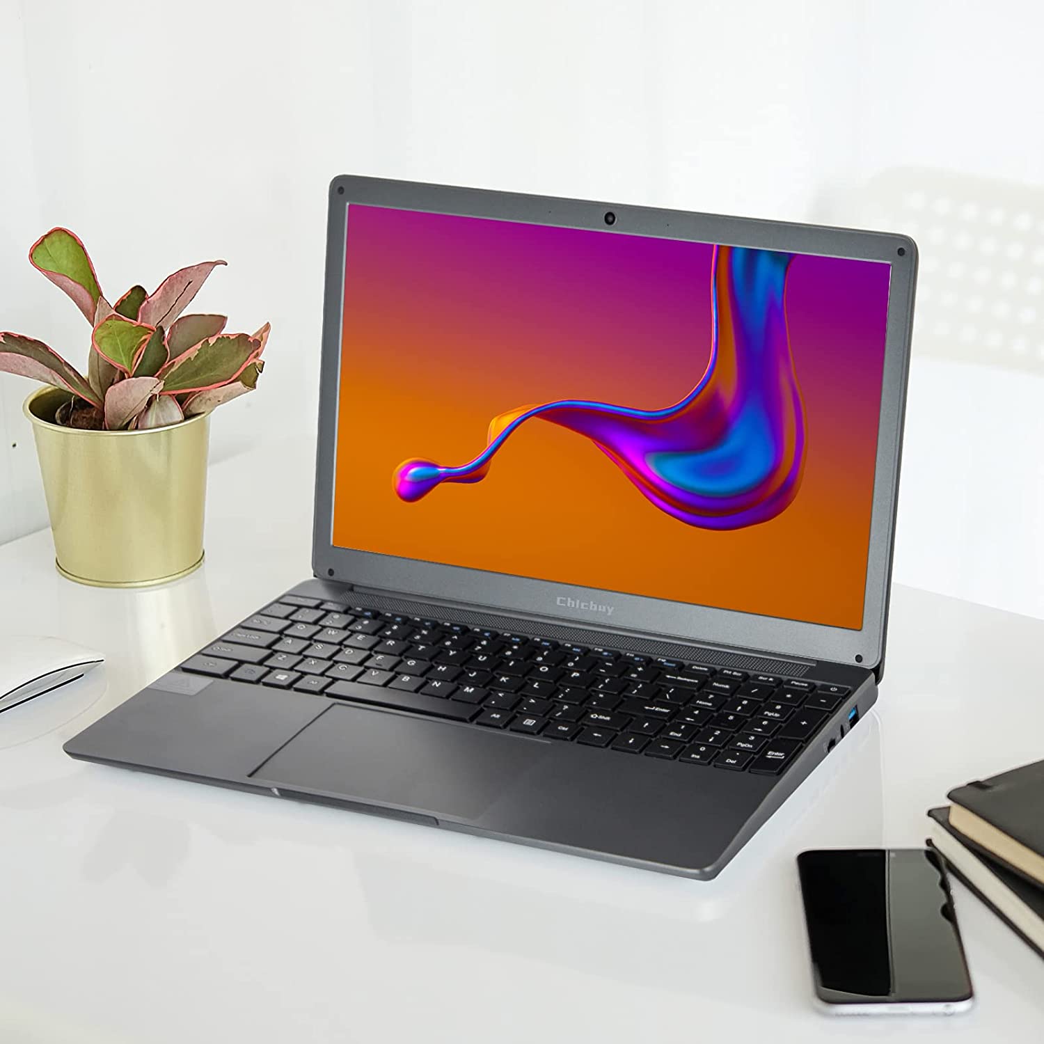 Chicbuy Laptop 15.6''12GB DDR4 512GB SSD Quad-Core Intel Celeron N5095 Processors Windows 11 Laptop Computer,1080P IPS Full HD Laptop,USB 3.0,Up to 2.9Ghz,Bluetooth 4.2,2.4G/5G WiFi,Long Battery Life