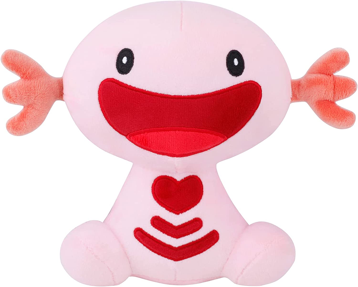 SEWKILNM Axolotl Plush Toy 8", Cute Animals Wooper Plush Stuffed Toy Game Pillow Soft Toy Home Car Decor, Birthday Gift for Teen Fans (Grey)