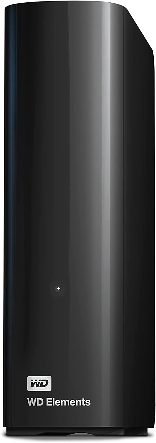 WD 18TB Elements Desktop External Hard Drive, USB 3.0 external hard drive for plug-and-play storage - WDBWLG0180HBK-NESN