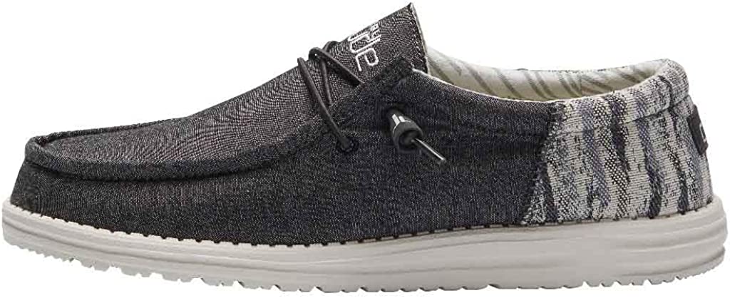 Hey Dude Men's Wally Loafer Multiple Colors | Men’s Shoes | Men's Lace Up Loafers | Comfortable & Light-Weight