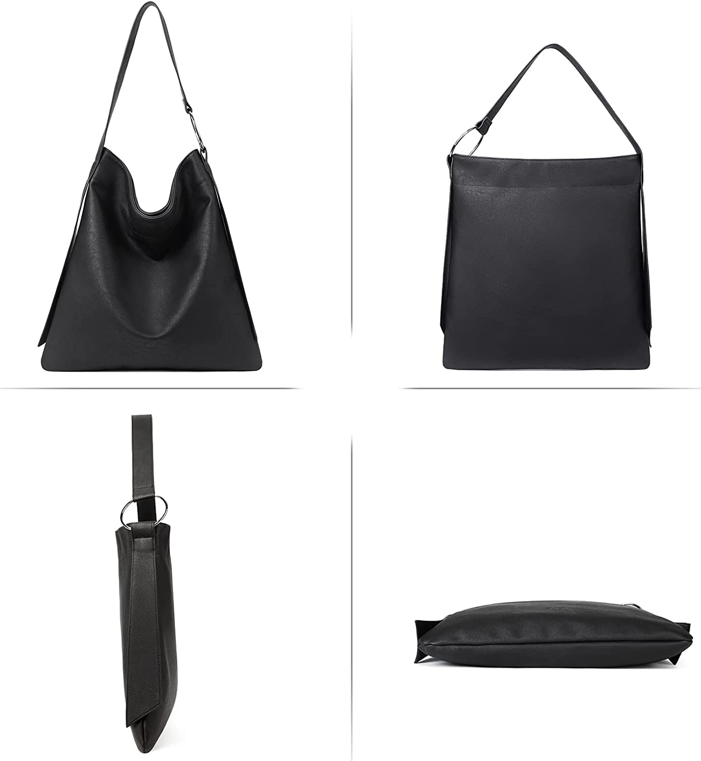 CLUCI Purses and Handbags for Women Vegan Leather Hobo Bags Designer Tote Fashion Large Ladies Shoulder Bag