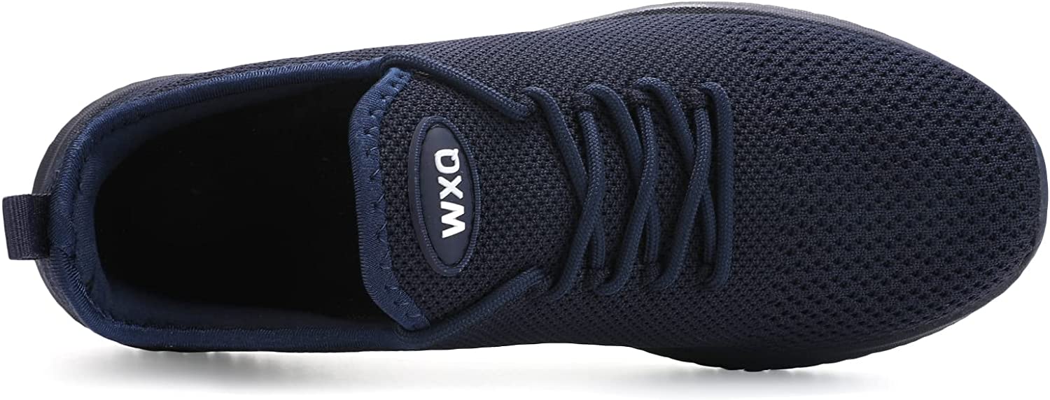 WXQ Men's Running Shoes Comfortable Lightweight Breathable Walking Shoes Mesh Workout Casual Sports Shoes