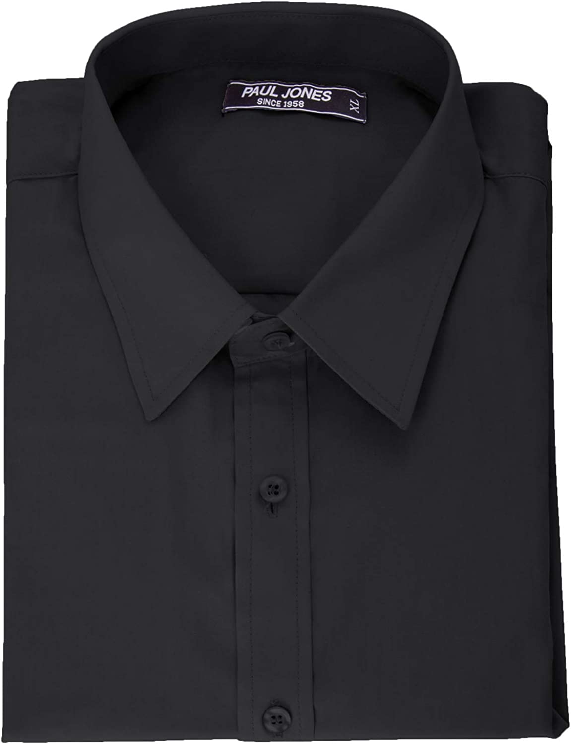 Paul Jones Men's Long Sleeves Button Down Dress Shirts