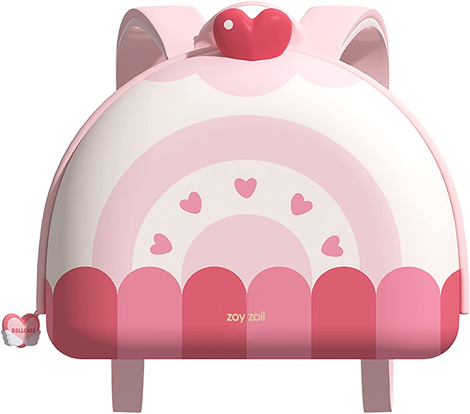 Zoy zoii Kids Backpack Cute Toddler Backpack for Girls year 2-5, Children Preschool Mini Travel Bag Cacual Daypack- Dream Series Roll Cake