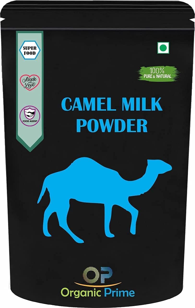 Organic Prime Camel Milk Powder | Freeze Dried, Gluten Free, No Additives, No Preservatives - 100 GM by Organic Prime, 3.5274 Ounce