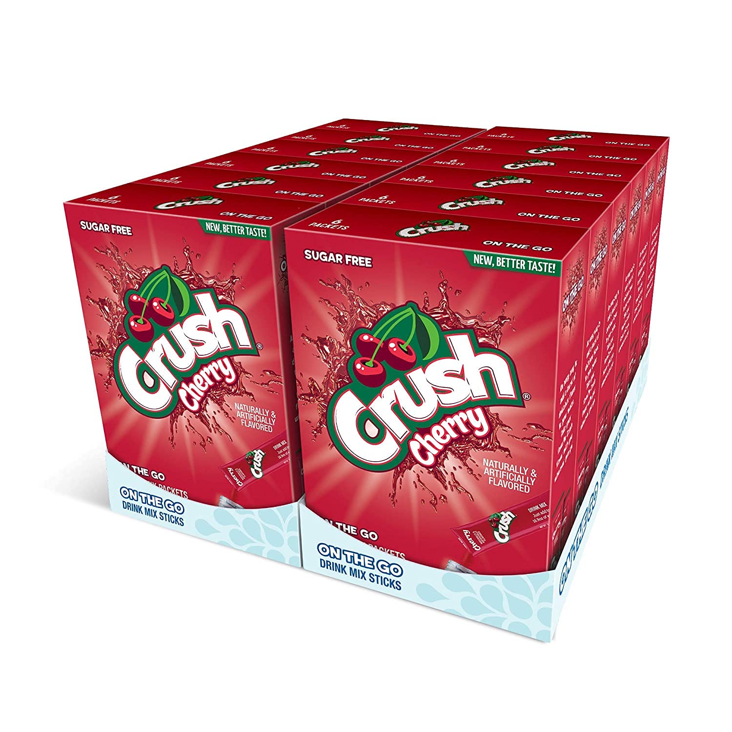 Orange Crush- Powder Drink Mix - Sugar Free & Delicious, Makes 72 flavored water beverages
