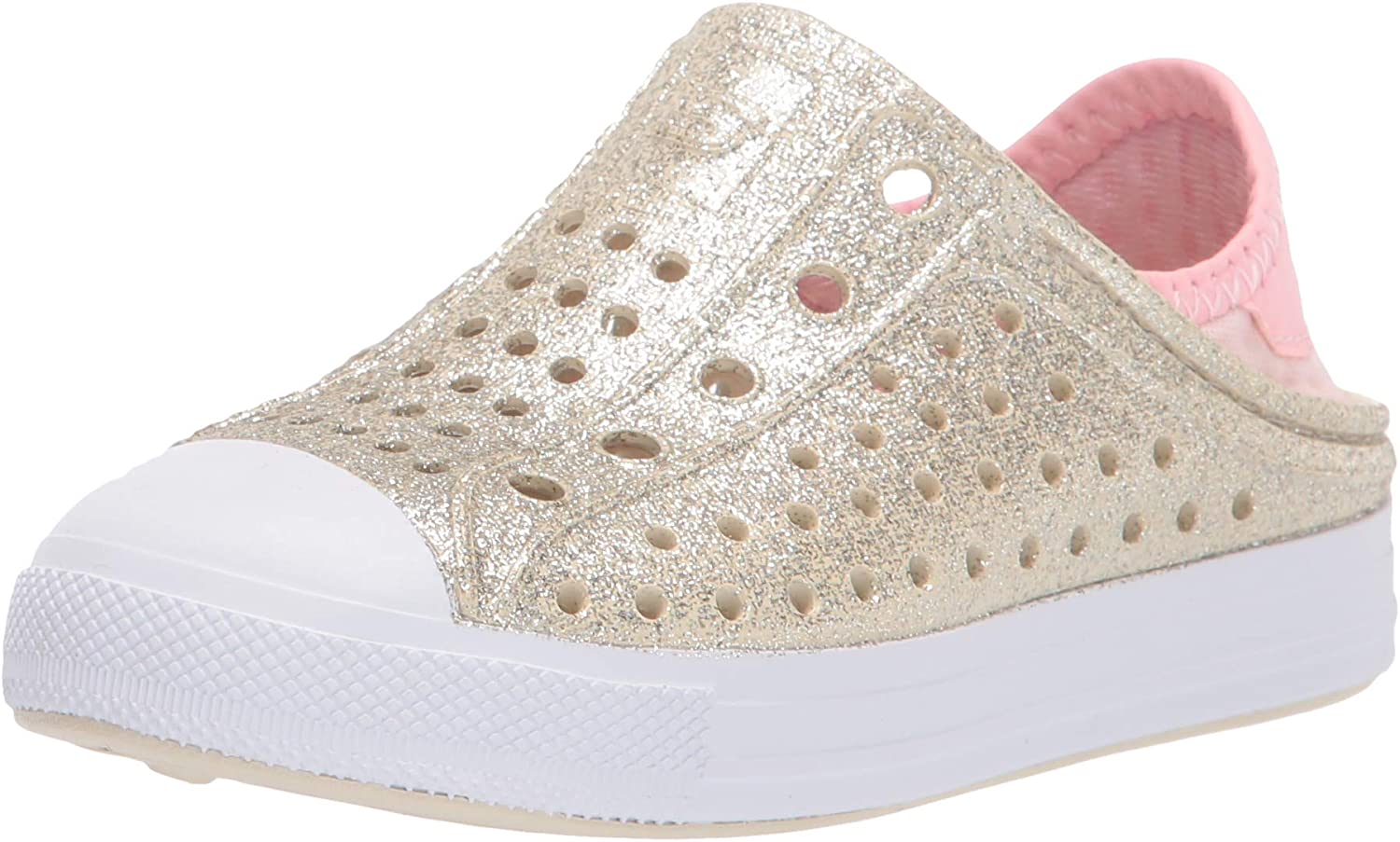 Skechers Unisex-Child Foamies Guzman Steps-Glitter Mist (Toddler) Sneaker