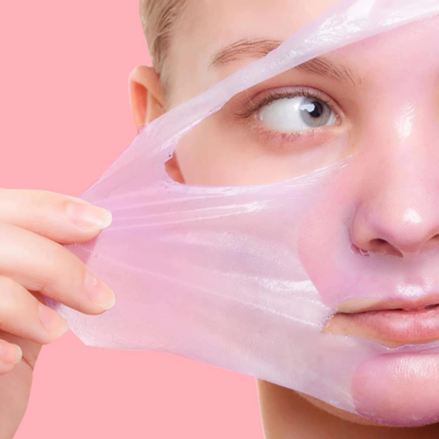 FREEMAN Facial Mask Variety Bundle for Skin Care, Peel-Off & Clay Facial Masks with Minerals, Pomegranate, Dead Sea, Cucumber, & Avocado, Skincare Essentials, Hydrating & Purifying, 4 Count