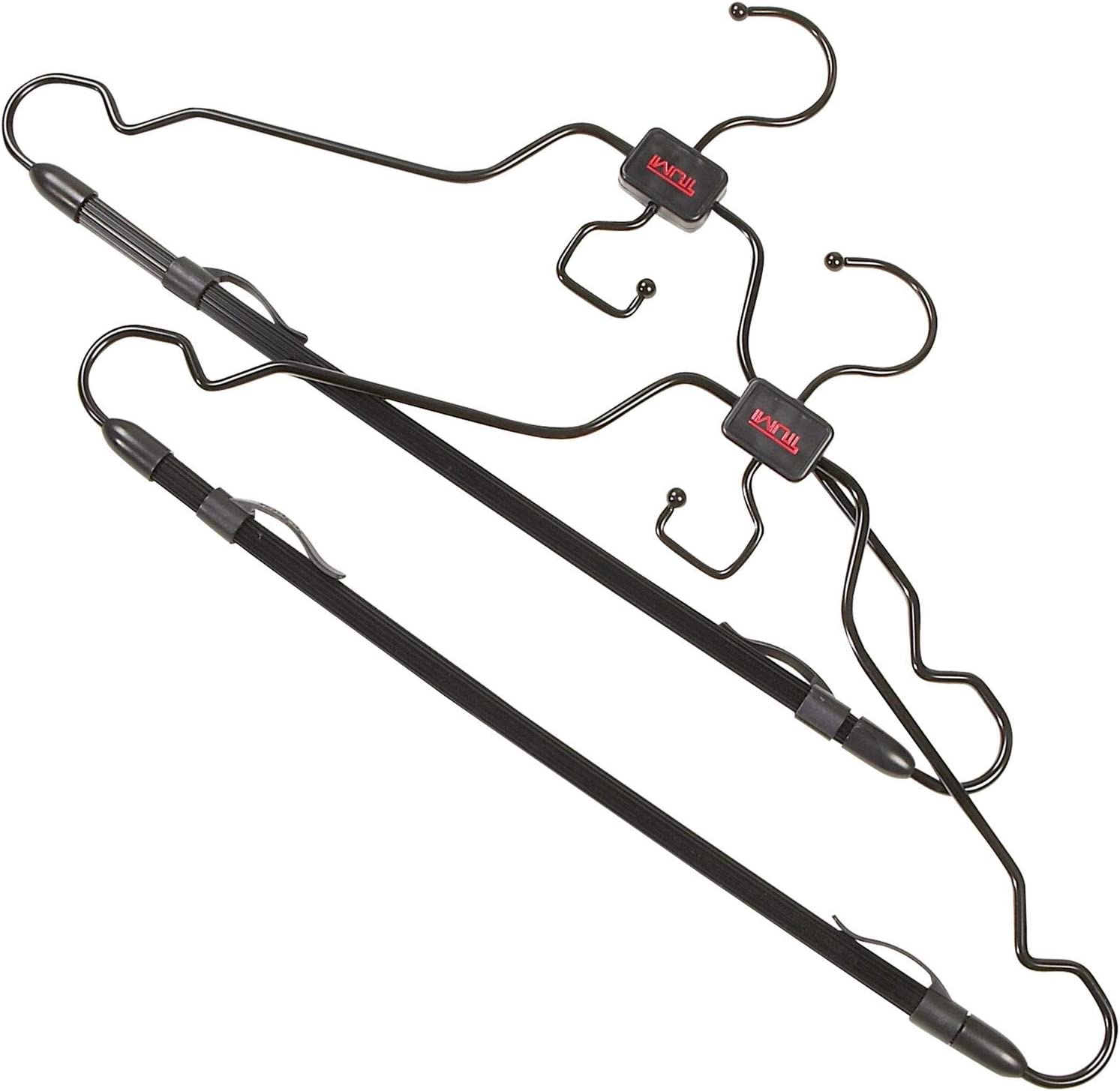 TUMI - Luggage Accessories Travel Hanger - Set of 2 Durable Reversible Hook for Garment Bag - Black